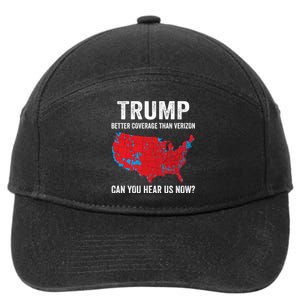 Trump Better Coverage Than Verizon Can You Hear Us Now 7-Panel Snapback Hat