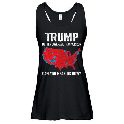 Trump Better Coverage Than Verizon Can You Hear Us Now Ladies Essential Flowy Tank