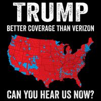 Trump Better Coverage Than Verizon Can You Hear Us Now 16 in Basic Backpack