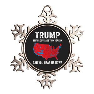 Trump Better Coverage Than Verizon Can You Hear Us Now Metallic Star Ornament