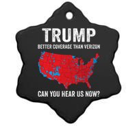 Trump Better Coverage Than Verizon Can You Hear Us Now Ceramic Star Ornament