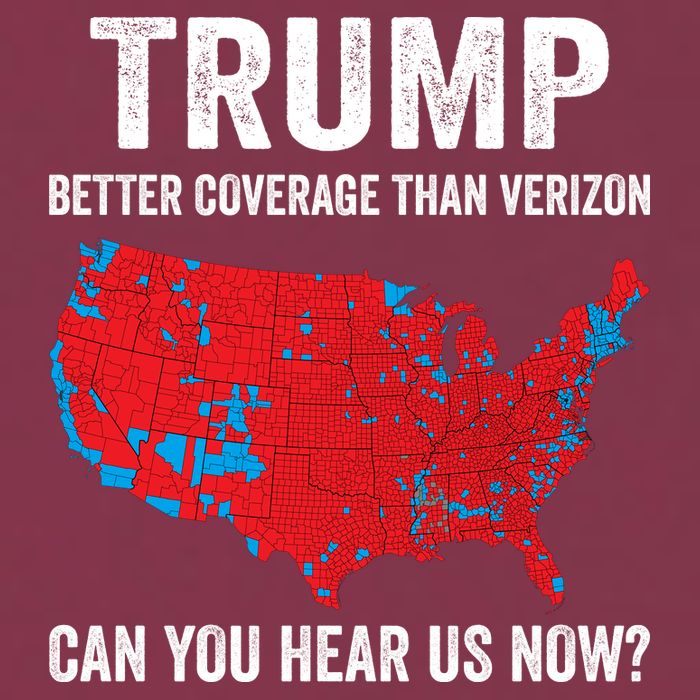 Trump Better Coverage Than Verizon Can You Hear Us Now 16oz Travel Tumbler
