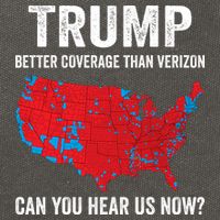 Trump Better Coverage Than Verizon Can You Hear Us Now Cotton Canvas Backpack