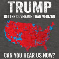Trump Better Coverage Than Verizon Can You Hear Us Now Vector Backpack