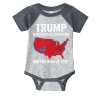 Trump Better Coverage Than Verizon Can You Hear Us Now Infant Baby Jersey Bodysuit