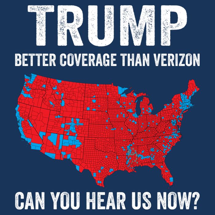 Trump Better Coverage Than Verizon Can You Hear Us Now Infant Baby Jersey Bodysuit