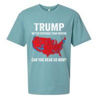 Trump Better Coverage Than Verizon Can You Hear Us Now Sueded Cloud Jersey T-Shirt