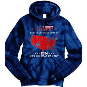 Trump Better Coverage Than 5g Can You Hear Us Now Politics Tie Dye Hoodie