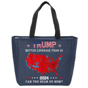 Trump Better Coverage Than 5g Can You Hear Us Now Politics Zip Tote Bag