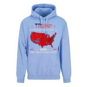 Trump Better Coverage Than 5g Can You Hear Us Now Politics Unisex Surf Hoodie