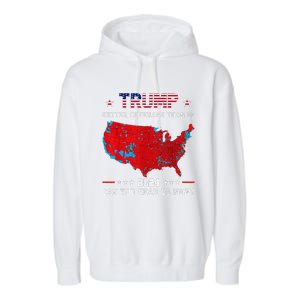 Trump Better Coverage Than 5g Can You Hear Us Now Politics Garment-Dyed Fleece Hoodie