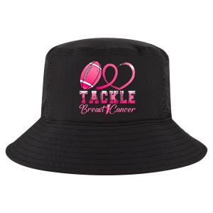 Tackle Breast Cancer Awareness Football Pink Ribbon Cool Comfort Performance Bucket Hat