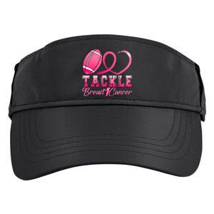 Tackle Breast Cancer Awareness Football Pink Ribbon Adult Drive Performance Visor