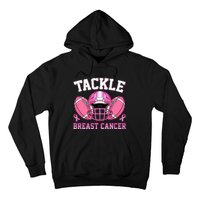 tackle breast cancer awareness pink ribbon wo  Hoodie