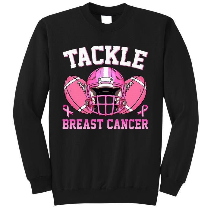 tackle breast cancer awareness pink ribbon wo  Sweatshirt