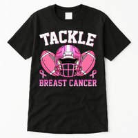 tackle breast cancer awareness pink ribbon wo  Tall T-Shirt