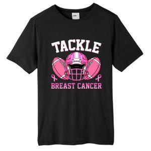 tackle breast cancer awareness pink ribbon wo  Tall Fusion ChromaSoft Performance T-Shirt