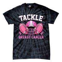 tackle breast cancer awareness pink ribbon wo  Tie-Dye T-Shirt