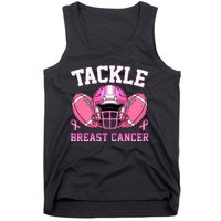 tackle breast cancer awareness pink ribbon wo  Tank Top