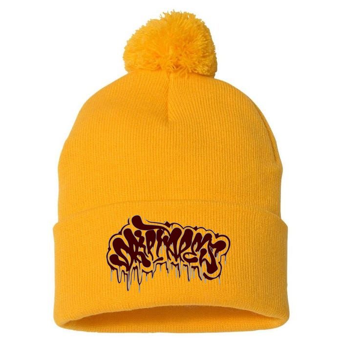 Tape B Cartunes X Driptapes Pom Pom 12in Knit Beanie