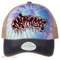 Tape B Cartunes X Driptapes Legacy Tie Dye Trucker Hat
