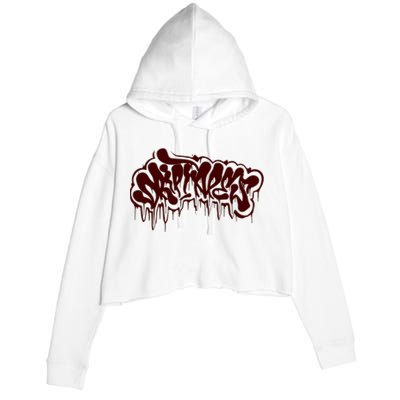 Tape B Cartunes X Driptapes Crop Fleece Hoodie