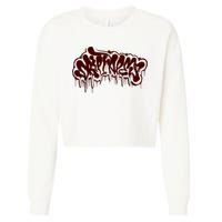 Tape B Cartunes X Driptapes Cropped Pullover Crew