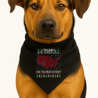 Trump Better Coverage Than 5g Can You Hear Us Now Chirtsmas Ugly USA-Made Doggie Bandana