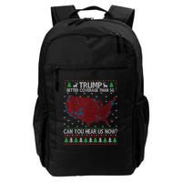 Trump Better Coverage Than 5g Can You Hear Us Now Chirtsmas Ugly Backpack