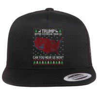 Trump Better Coverage Than 5g Can You Hear Us Now Chirtsmas Ugly Flatbill Hat