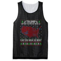 Trump Better Coverage Than 5g Can You Hear Us Now Chirtsmas Ugly Mesh Reversible Basketball Jersey Tank