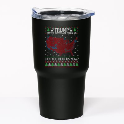 Trump Better Coverage Than 5g Can You Hear Us Now Chirtsmas Ugly Tumbler