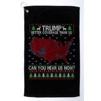 Trump Better Coverage Than 5g Can You Hear Us Now Chirtsmas Ugly Golf Towel