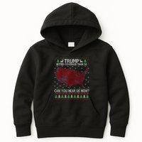 Trump Better Coverage Than 5g Can You Hear Us Now Chirtsmas Ugly Kids Hoodie