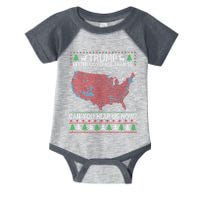 Trump Better Coverage Than 5g Can You Hear Us Now Chirtsmas Ugly Infant Baby Jersey Bodysuit