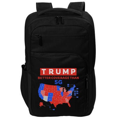 Trump Better Coverage Than 5g Ugly Christmas Sweater Xmas Impact Tech Backpack