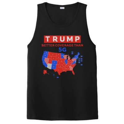 Trump Better Coverage Than 5g Ugly Christmas Sweater Xmas PosiCharge Competitor Tank