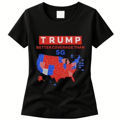 Trump Better Coverage Than 5g Ugly Christmas Sweater Xmas Women's T-Shirt