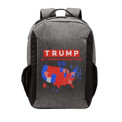 Trump Better Coverage Than 5g Ugly Christmas Sweater Xmas Vector Backpack