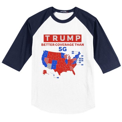 Trump Better Coverage Than 5g Ugly Christmas Sweater Xmas Baseball Sleeve Shirt