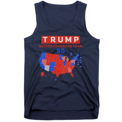 Trump Better Coverage Than 5g Ugly Christmas Sweater Xmas Tank Top