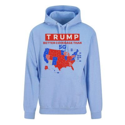 Trump Better Coverage Than 5g Ugly Christmas Sweater Xmas Unisex Surf Hoodie