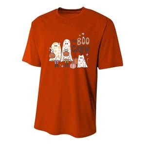 The Boo Crew Matching Retro Ghost Cat Trick Or Treat Costume Cute Gift Youth Performance Sprint T-Shirt