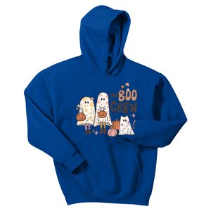 The Boo Crew Matching Retro Ghost Cat Trick Or Treat Costume Cute Gift Kids Hoodie