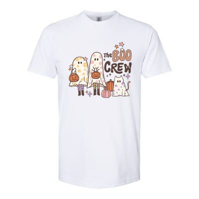 The Boo Crew Matching Retro Ghost Cat Trick Or Treat Costume Cute Gift Softstyle CVC T-Shirt