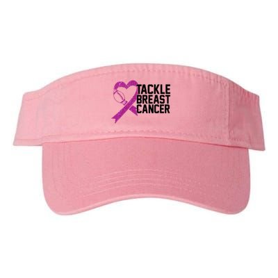 Tackle Breast Cancer Awareness Heart Football Visor