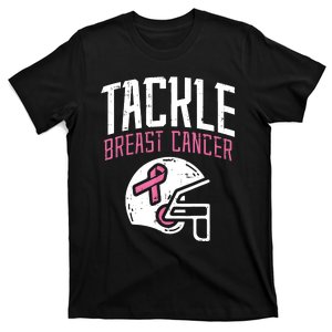 Tackle Breast Cancer Awareness Month T-Shirt