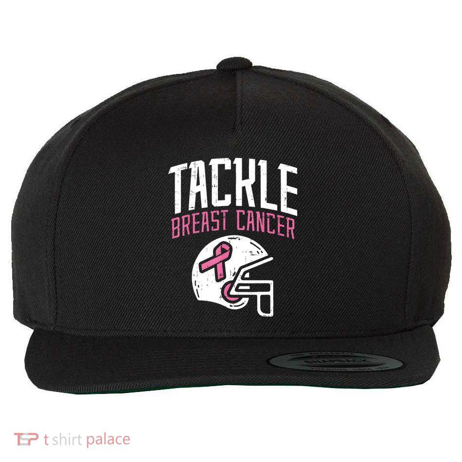 Tackle Breast Cancer Awareness Month Wool Snapback Cap