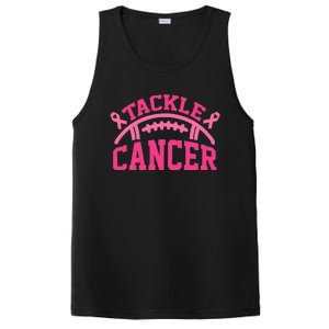 Tackle Breast Cancer Awareness Football Pink Ribbon PosiCharge Competitor Tank