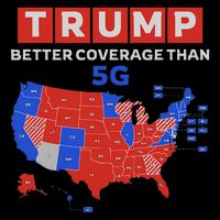 Trump Better Coverage Than 5g Ugly Christmas Sweater Xmas Toddler T-Shirt